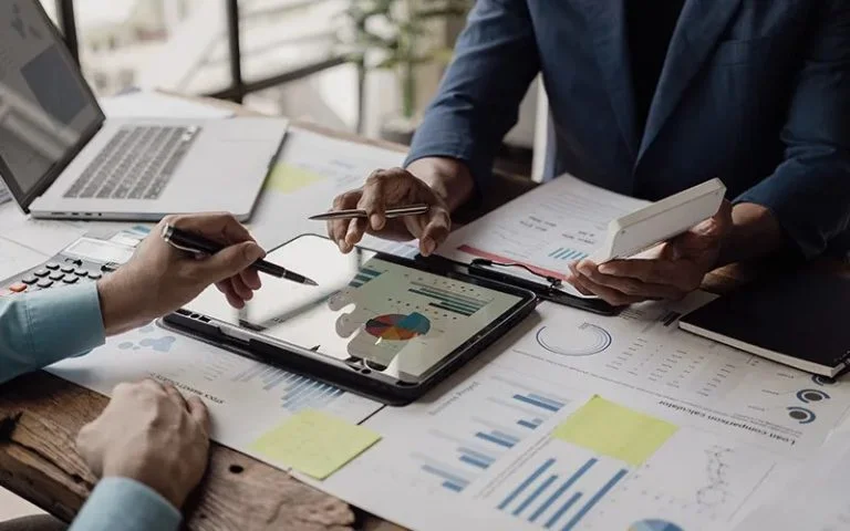 Accounting and financial analytics inside ERP software